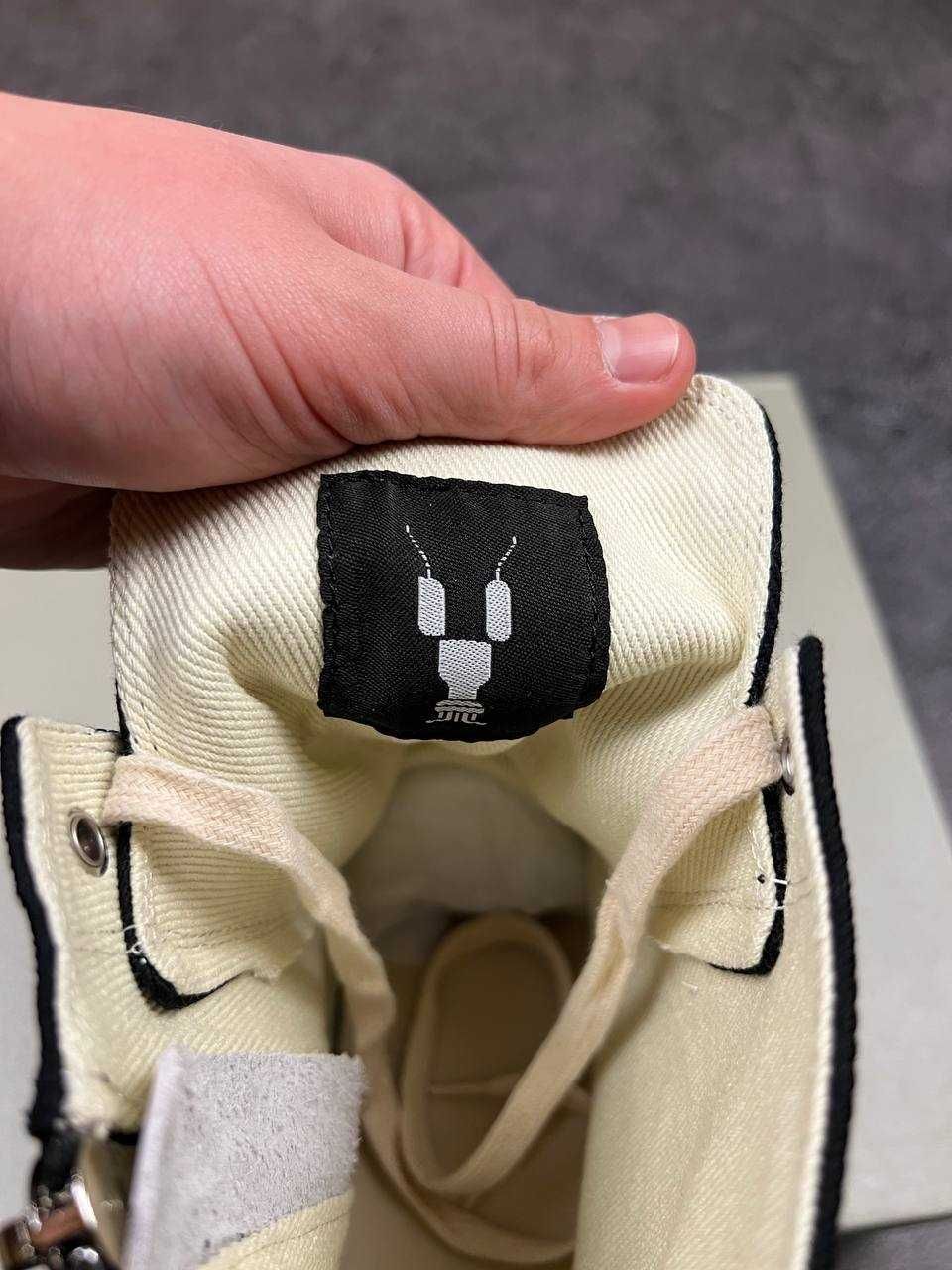 Rick Owens Ramones Low Black White