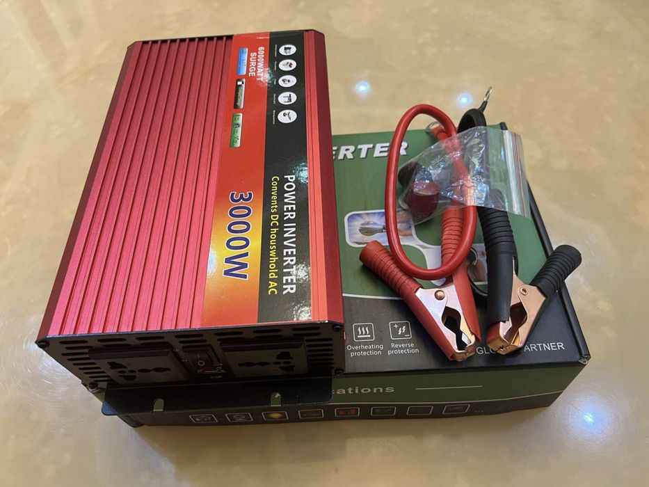 Інвертор перетворювач напруги Power Inverter 12-220V, 3000W