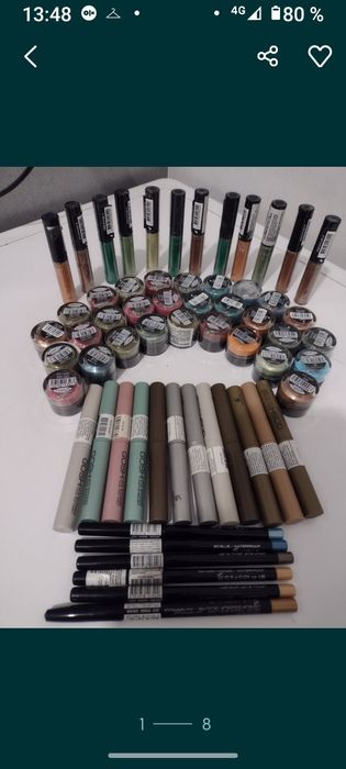 Распродажа  Gosh:тени-пигменты, карандаши, подводка, корректор