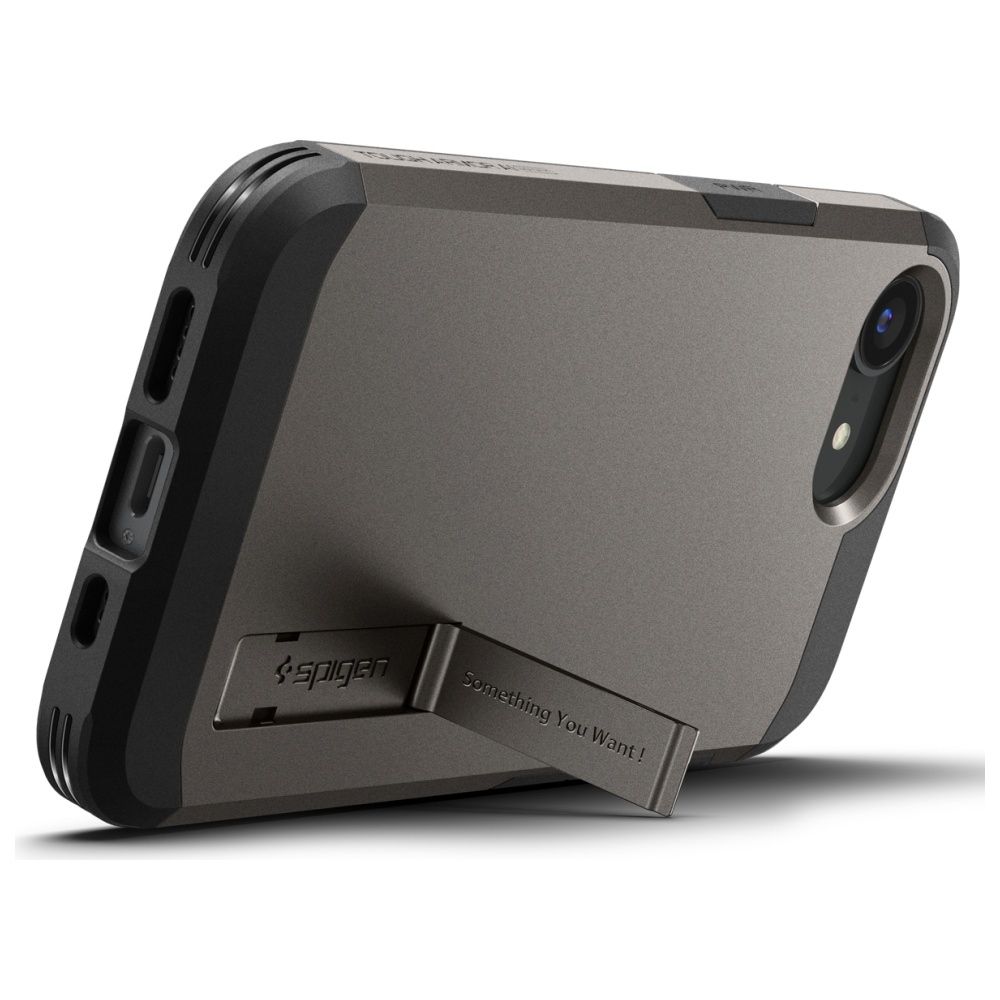 Etui Spigen Tough Armor Mag MagSafe do   iPhone 16e szary