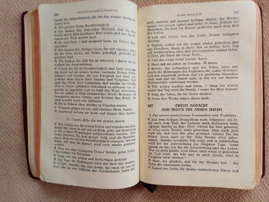 Gebetbuch und Gesebgbuch Молитвенник на немецком языке 1954 года