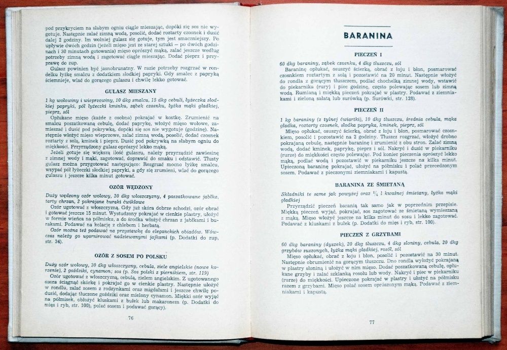 Książka Kucharska Kuchnia Śląska Emilia Kołder 1972