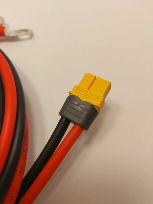 Кабель 6 кв.мм с разъемом XT60 Female под клеммы М8