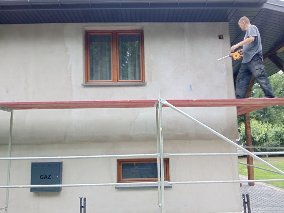 Rusztowanie elewacyjne użyte tylko raz na jednej budowie