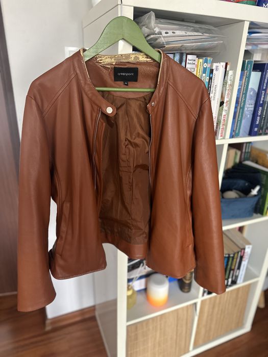 Brązowa ramoneska - skóra Greenpoint 46