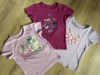 T-shirt dziewczęcy, 3 szt., r.146, COOL CLUB