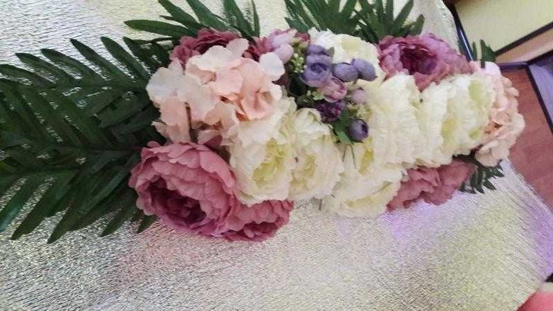 Композиція квіти на весільний стіл