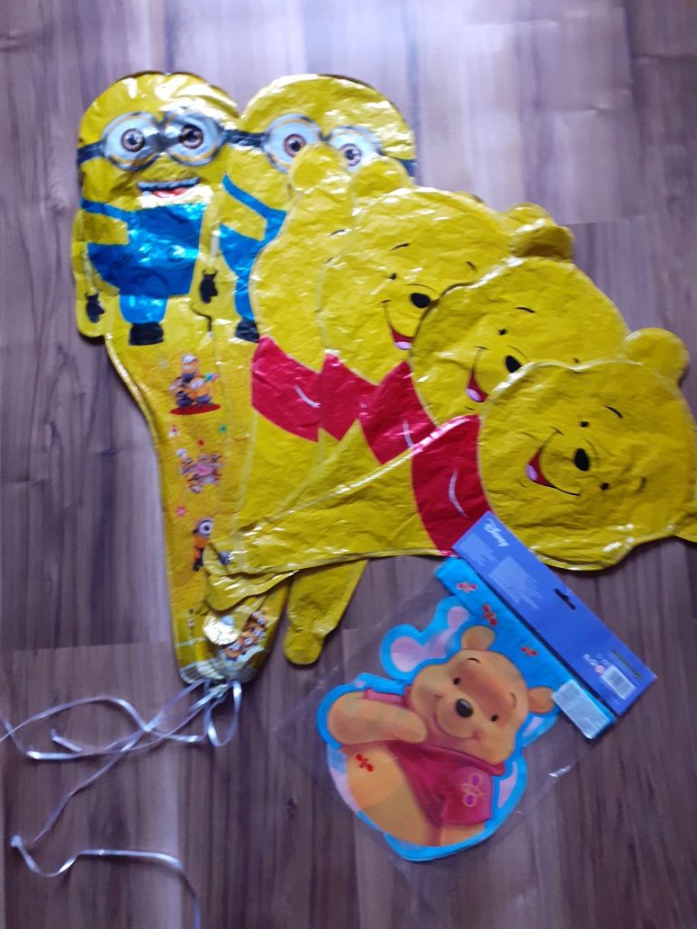 Girlanda urodzinowa plus balony Kubuś Puchatek Tygrysek Minionki