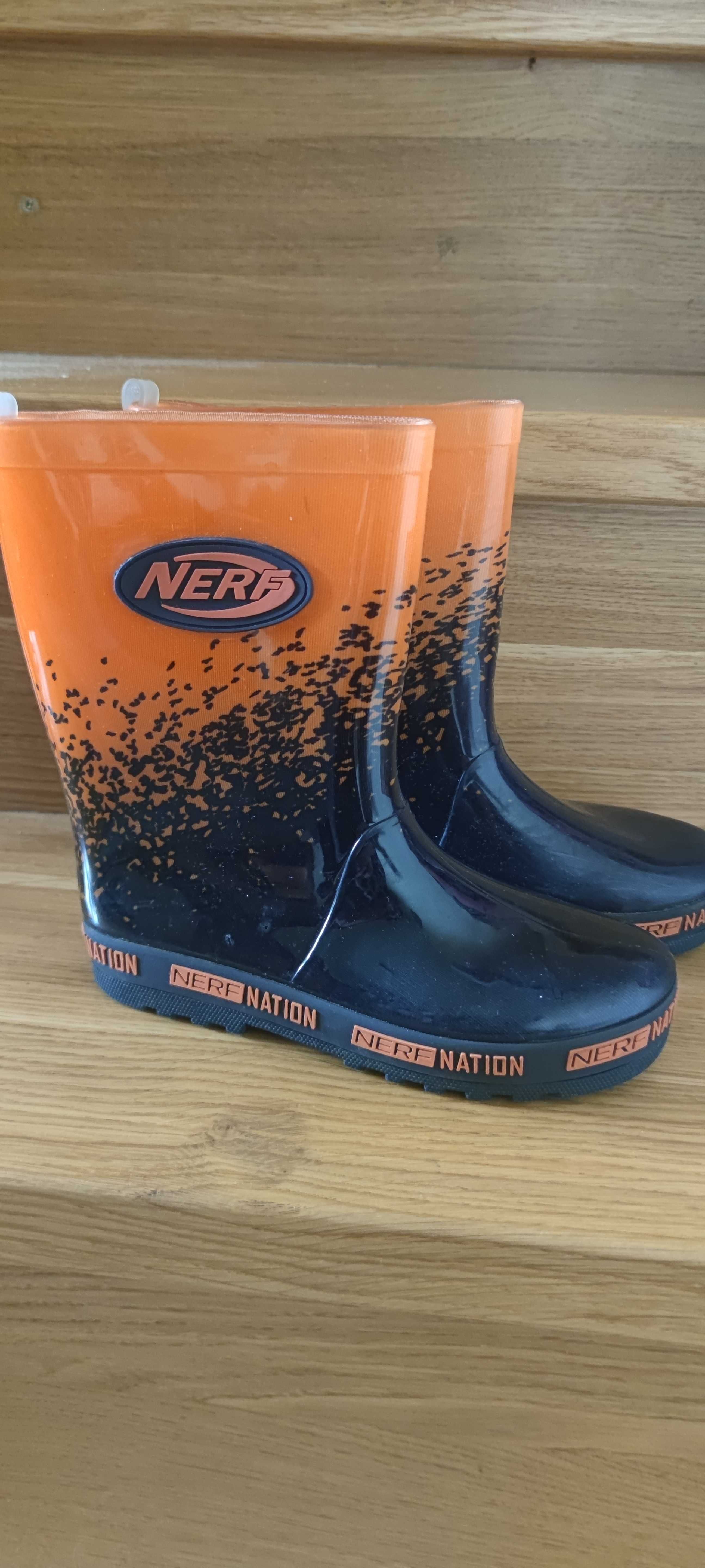 Jak nowe Nerf 33 kalosze buty gumowe dla chłopca gumowce