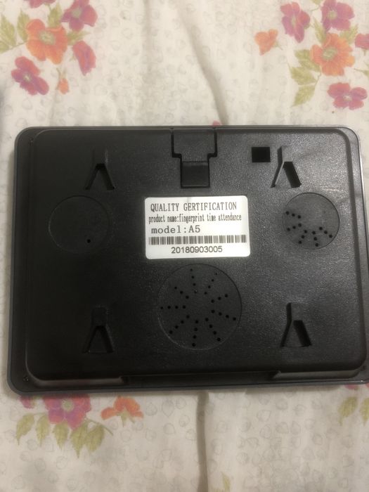 Sistema de impressão digital de presença