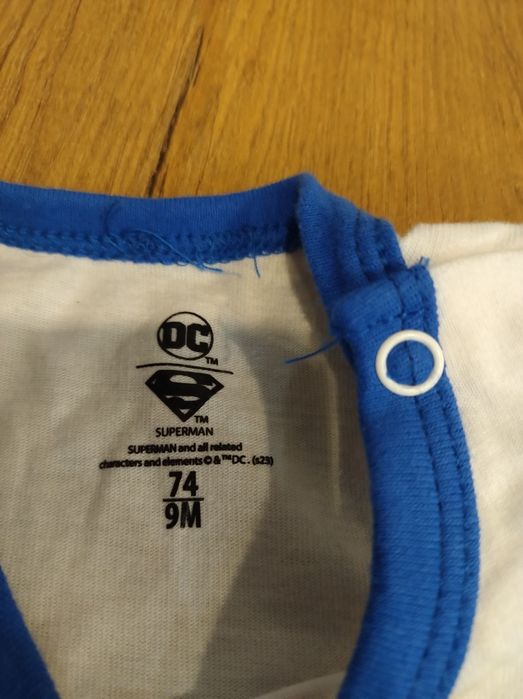 Rampers niemowlęcy r 74 Superman