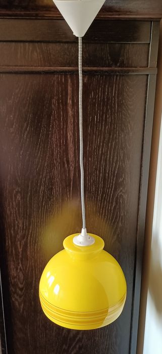 Stara lampa POLAM - PRL, vintage, retro, loft, new look, space age