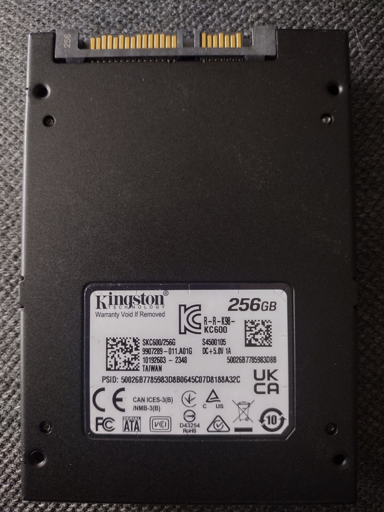 Dysk SSD Kingston 256 gb