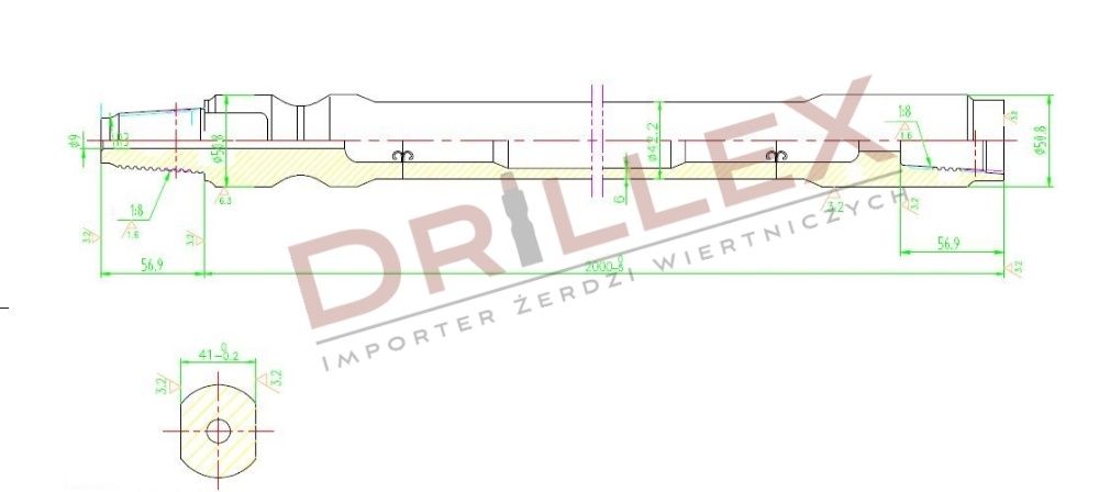 Żerdzie wiertnicze Ditch Witch JT920 625 zł