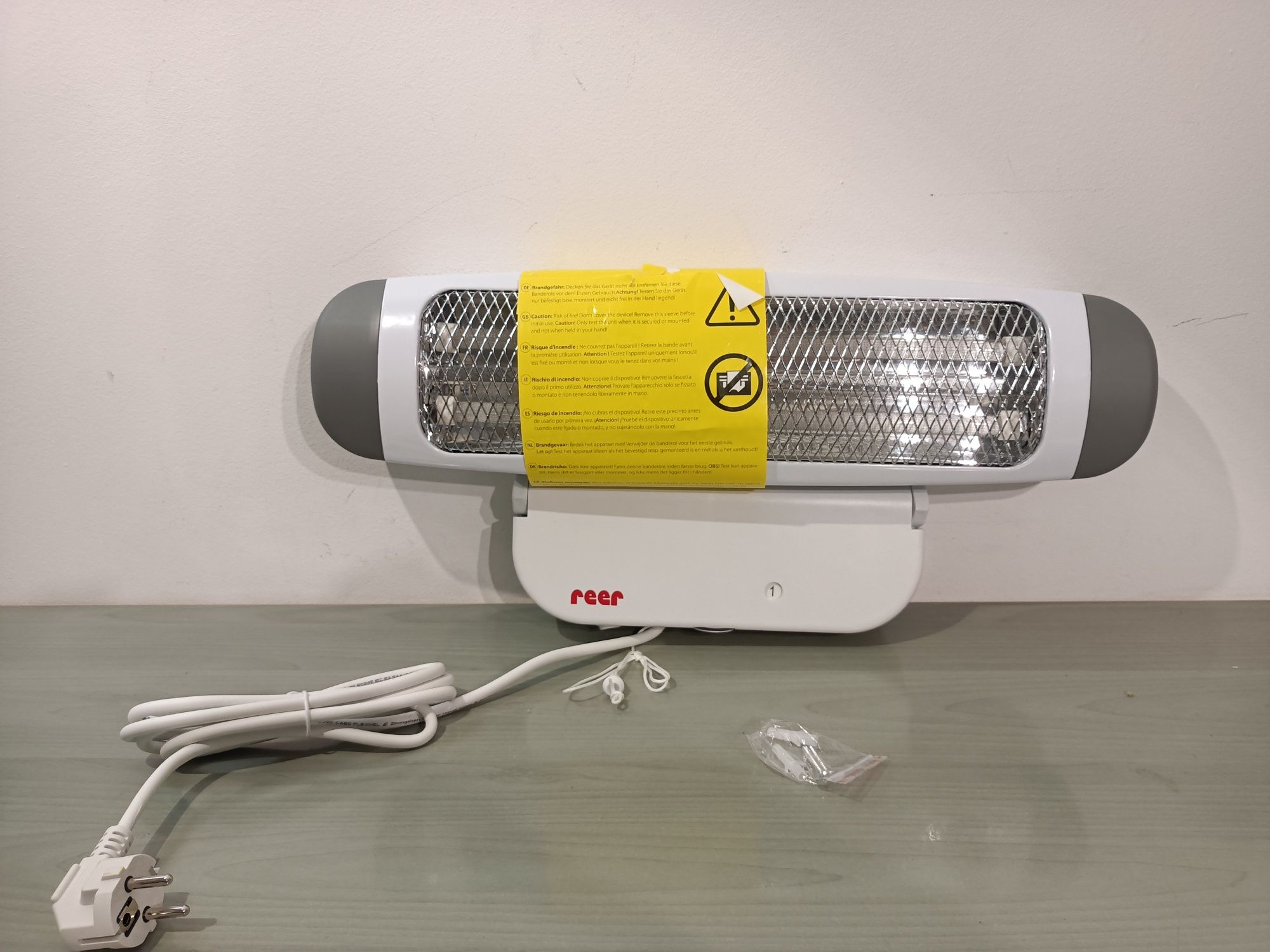 Grzejnik Reer dla niemowląt elektryczny biały 400/800w
