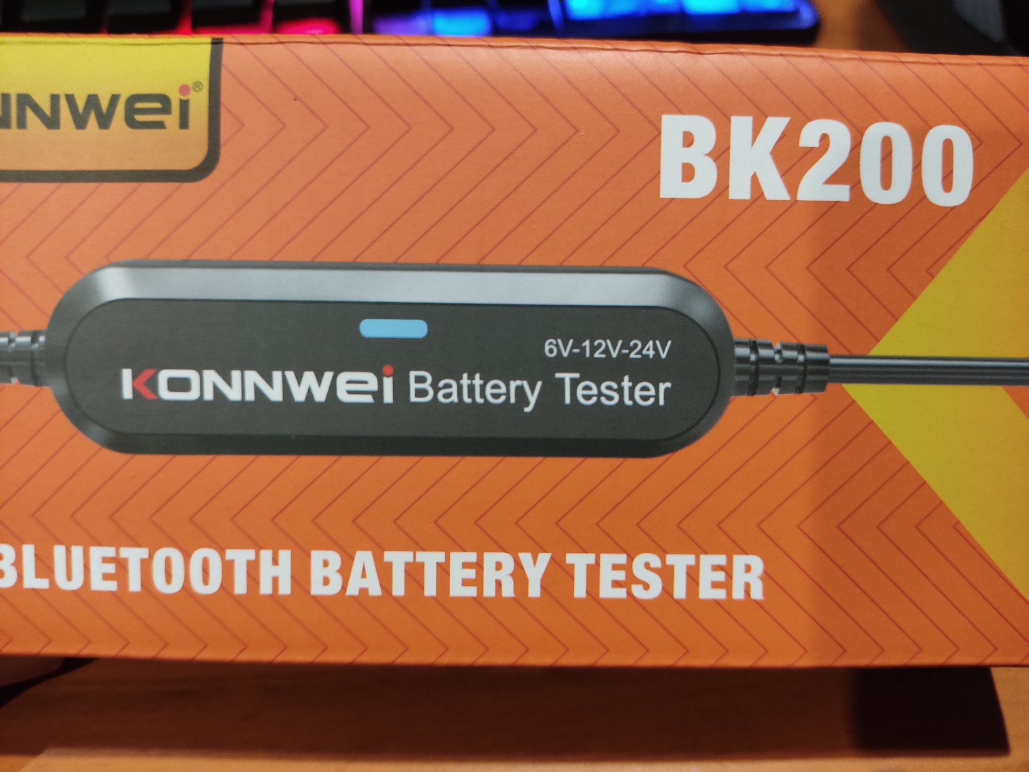 Konnwei BK100, KW208, BK200 12V-24V тестер аккумулятора bluetooth