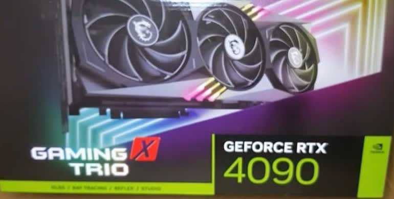 Placa de vídeo RTX 4090 msi 24GB