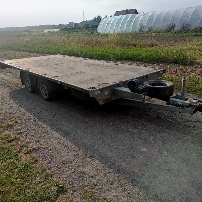 Przyczepa ciężarowa, laweta dmc2700 ładowność 2000kg