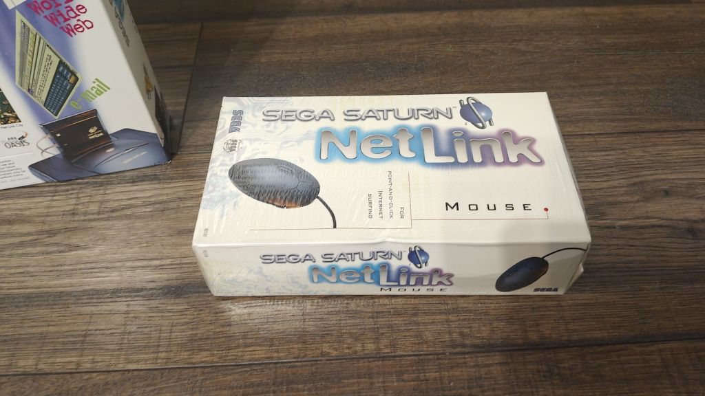 Myszka + Modem Sega Saturn Netlink - folia
