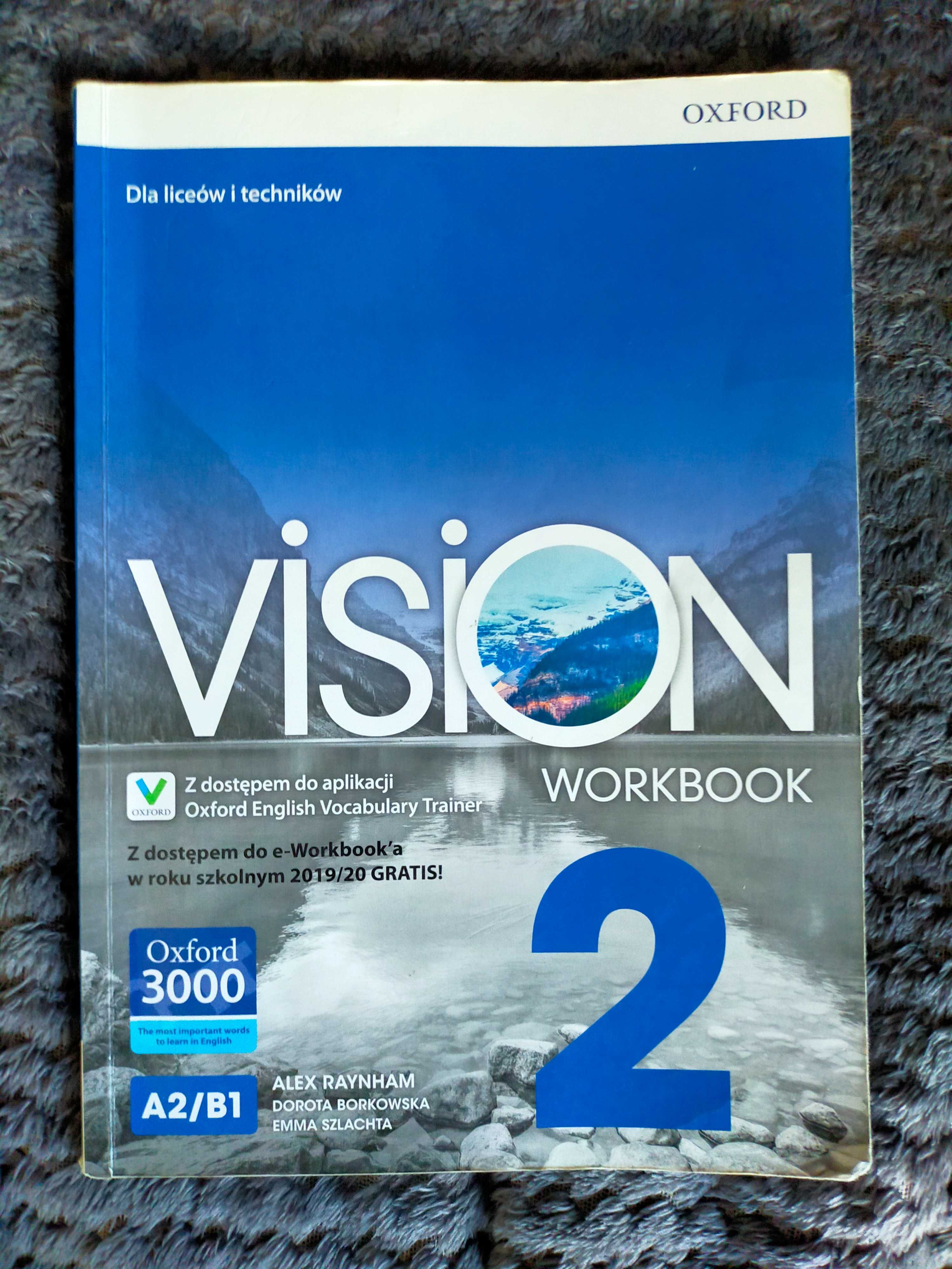 Vision 2 workbook zakres podstawowy i rozszerzony. Uzupełniony