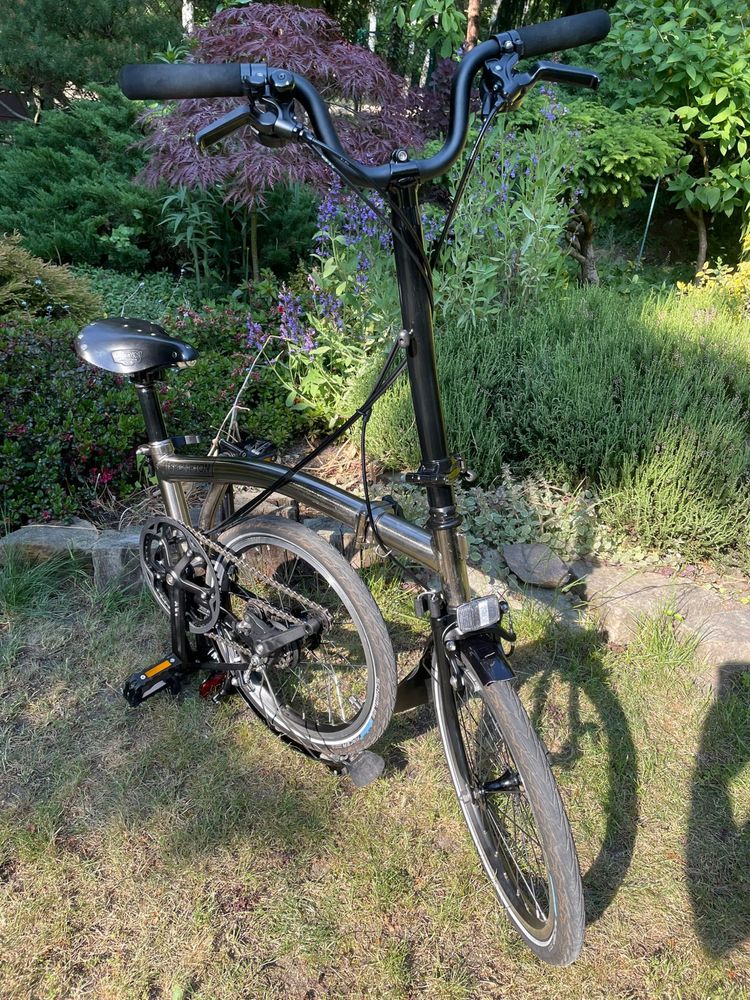 BROMPTON Rower składany miejski Nickel LIMITED EDITION