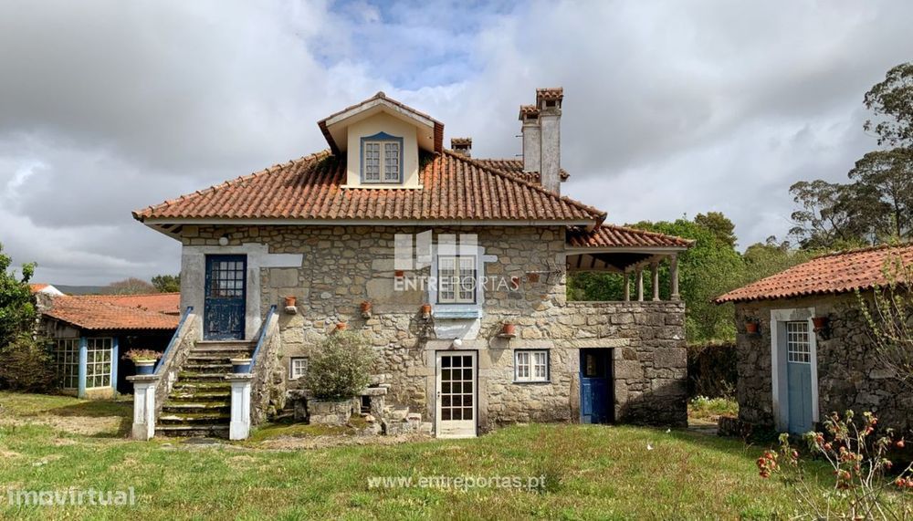 Quinta com moradia em pedra para venda, Âncora, Caminha