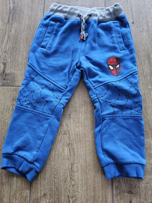 Spodnie chlopiece dziecięce 98 spider man marvel dresowe dres
