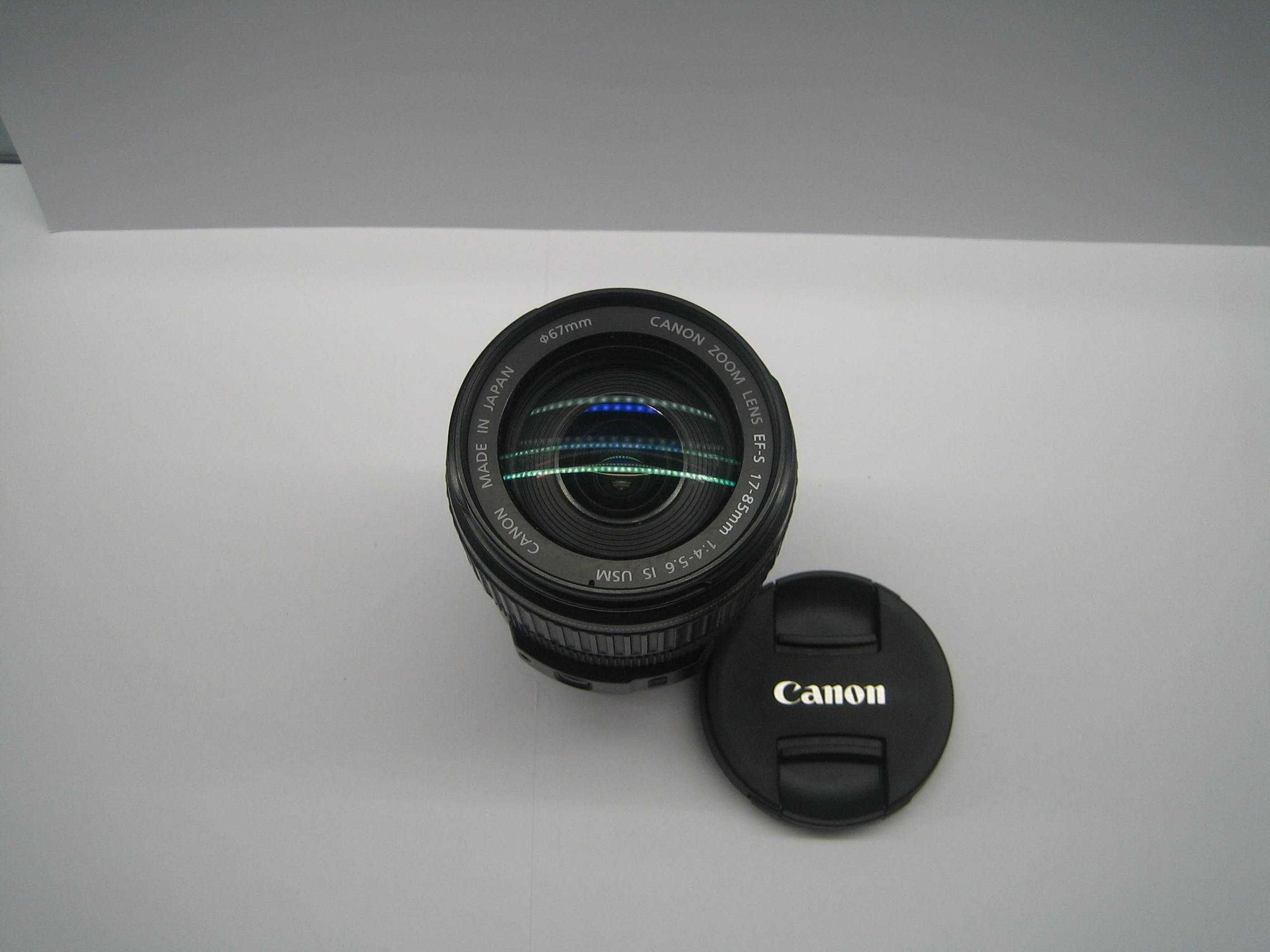 Lente Canon 17-85-3.5.6  IS EF-S Bem cuidada