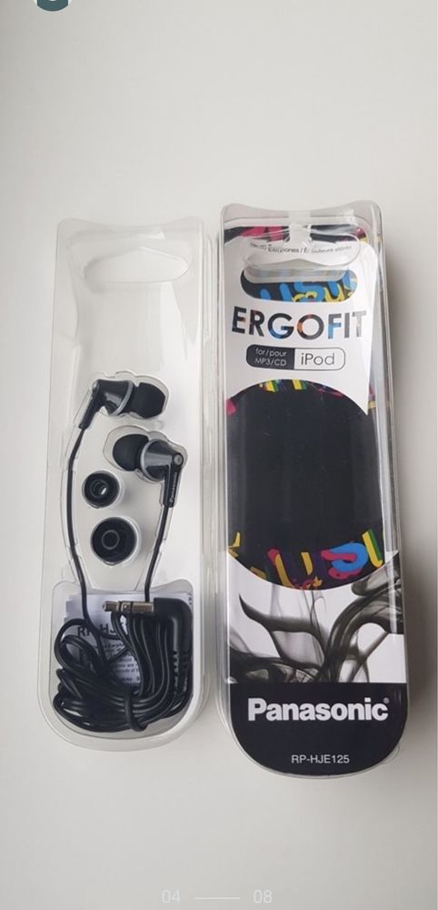 РОЗПРОДАЖ Оригінальні Навушники Panasonic Ergofit RP-HJE125 нові