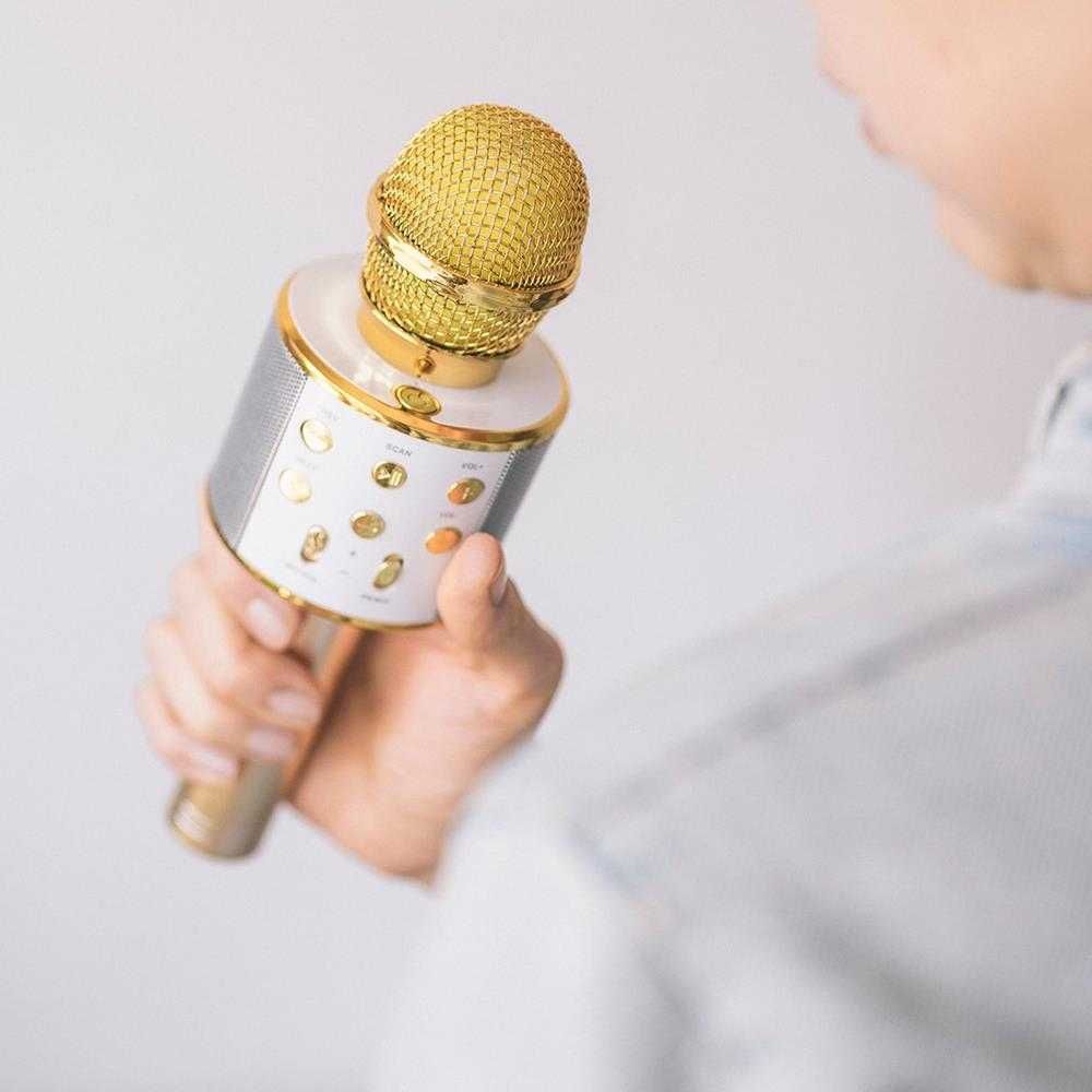 MIKROFON KARAOKE BLUETOOTH głośnik echo zmiana głosu zabawka