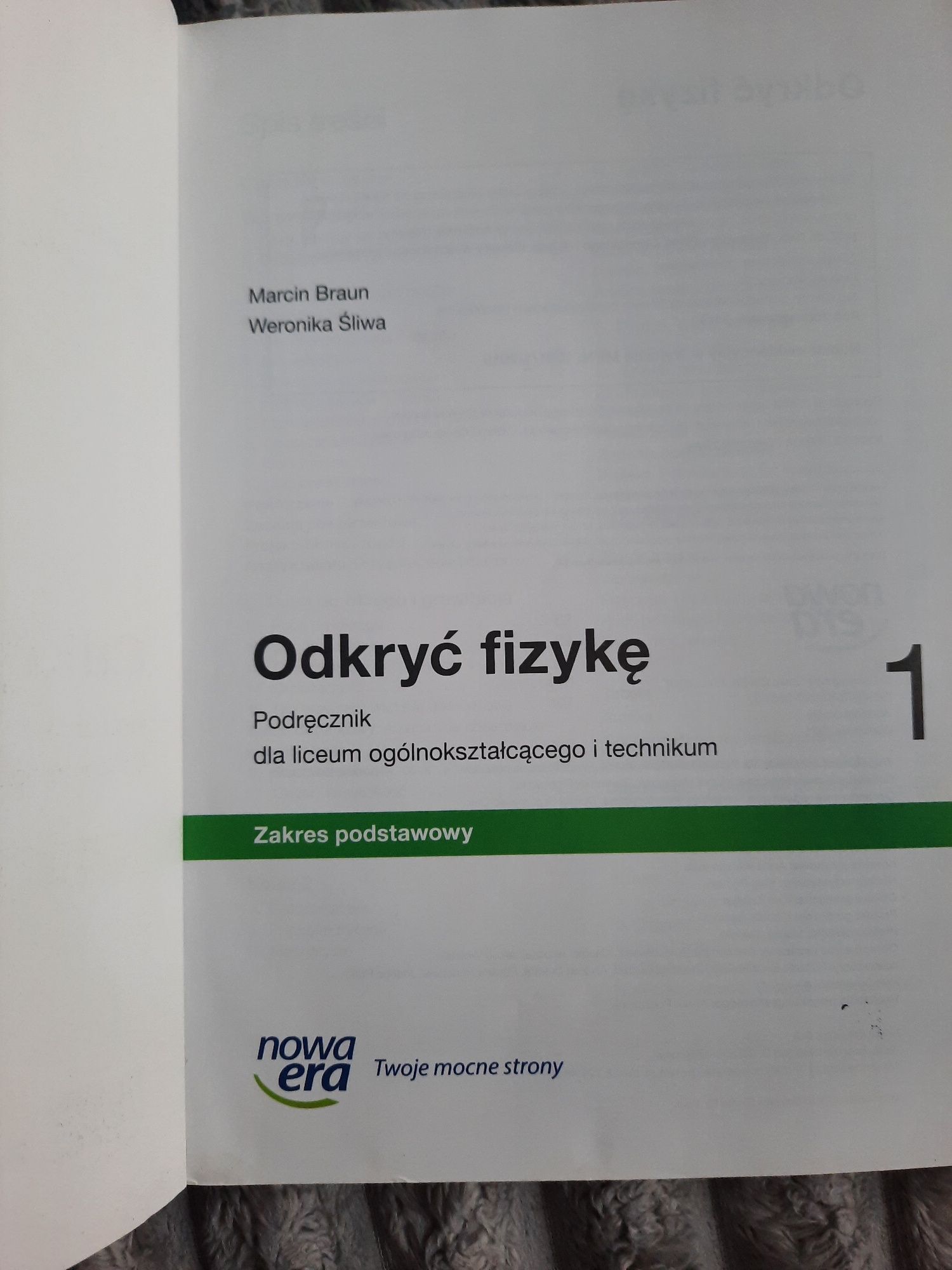 Podręcznik do fizyki cz.1 Odkryć fizykę