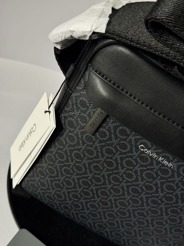 100% ОРИГІНАЛ Calvin Klein monogram чоловіча сумка чорна