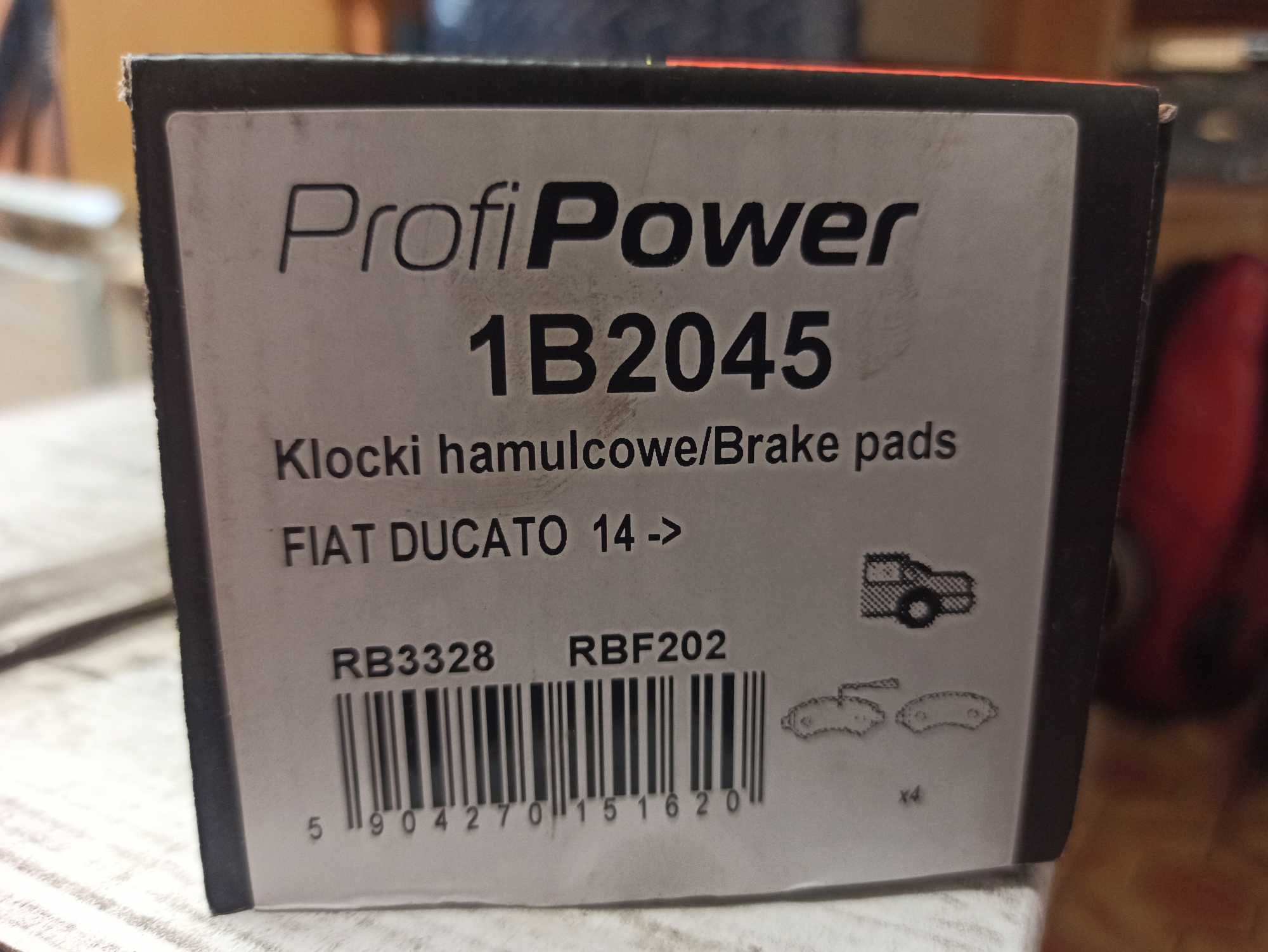 Klocki hamulcowe Profi Power 1B2045