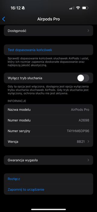 AirPods Pro 2. generacji - Stan bardzo dobry