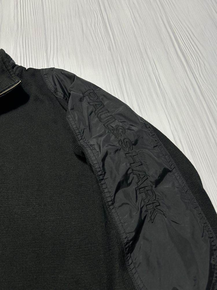 Paul Shark 1/3 Zip Cool Touch Wool/Nylon светр кофта Оригінал!