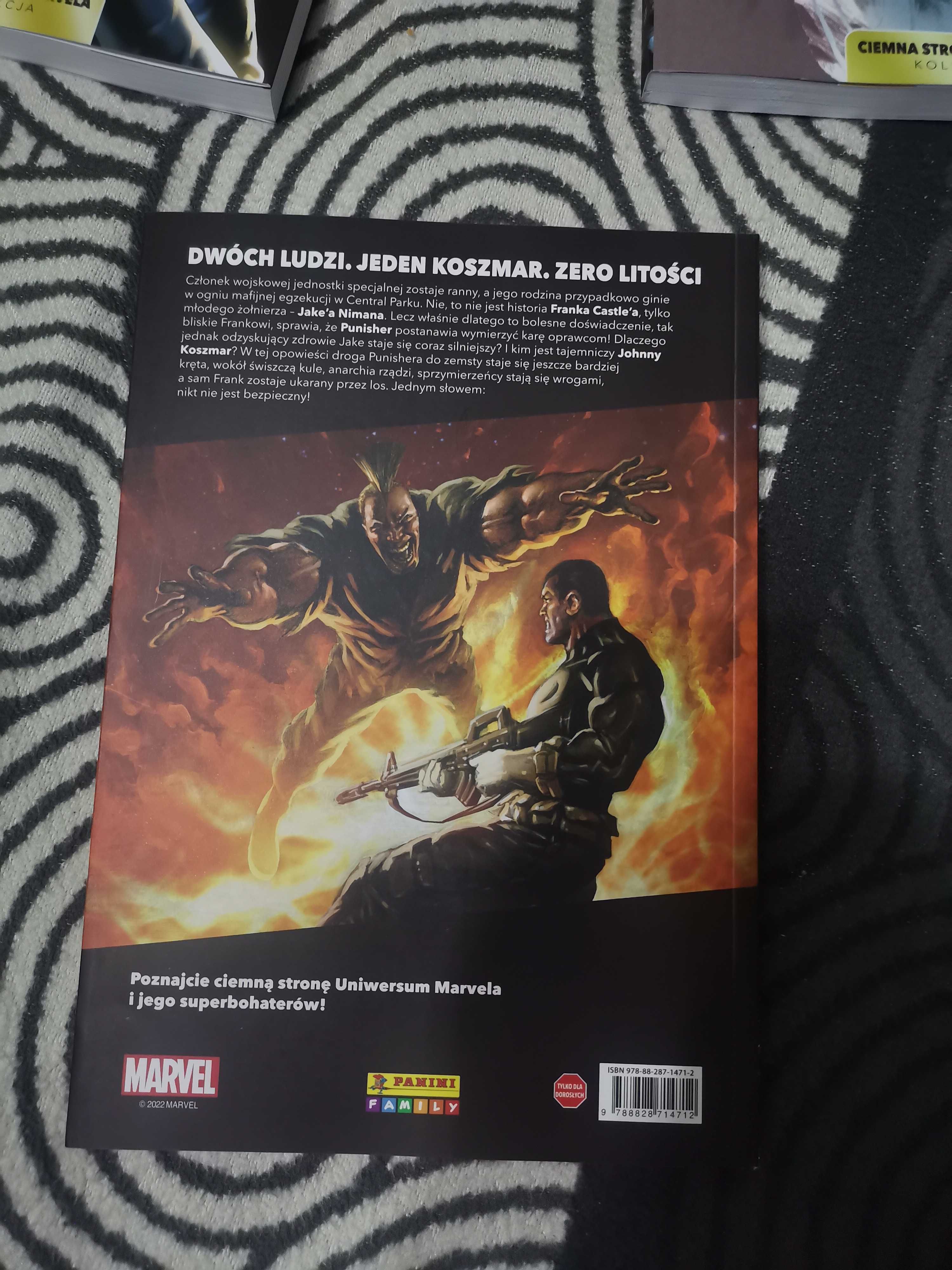 Komiks Punisher  ciemna strona Marvela