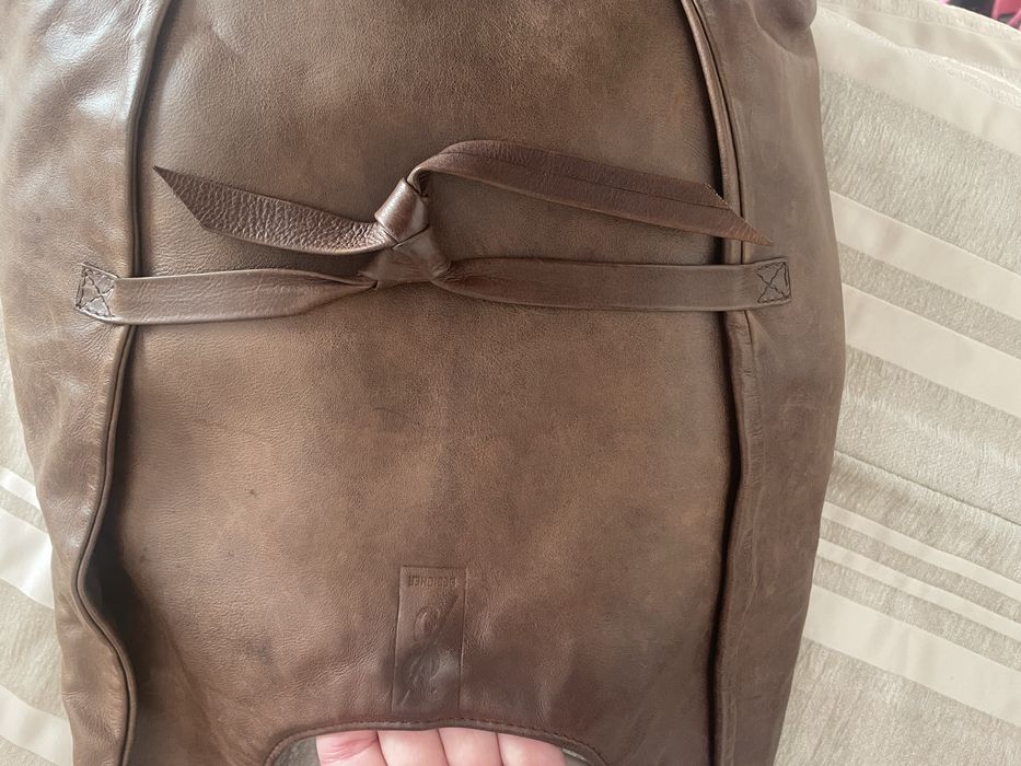 Carteira de pele castanha Paula Salgado