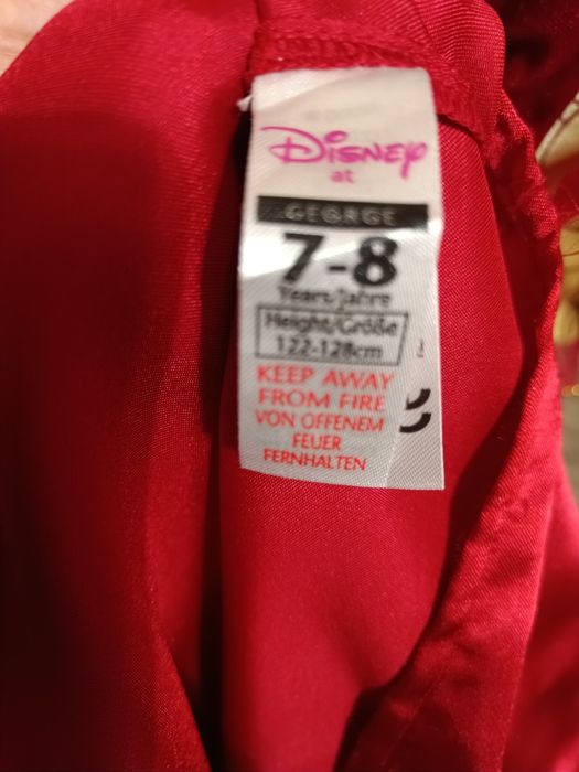 Sukienka Disney księżniczka "BELLA"przebranie karnawał