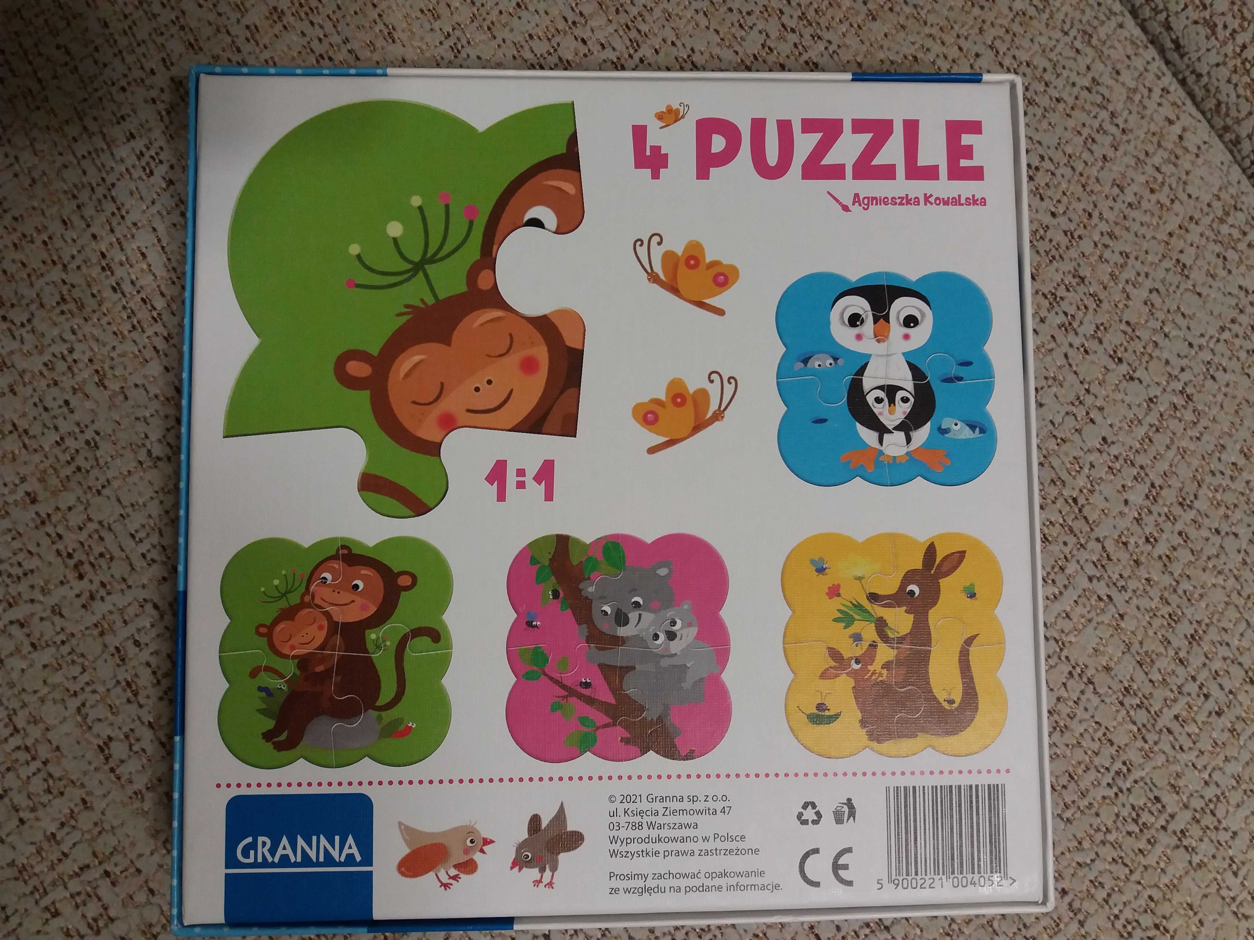 Puzzle z pingwinem dla niemowlaka - Granna - zwierzęta