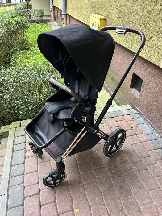 Wózek spacerówka Cybex priam 2.0 3w1 Rosegold
