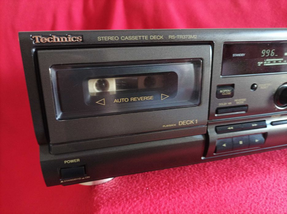 Leitor Gravador Technics  RS-TR373M2 Duplo Tape  Autoreverse