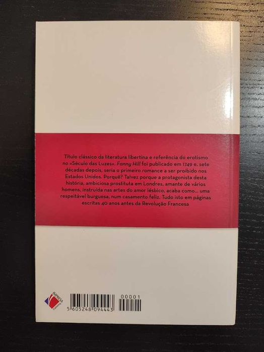 (Env. Incluído) Fanny Hill - Memórias Duma Prostituta de John Cleland