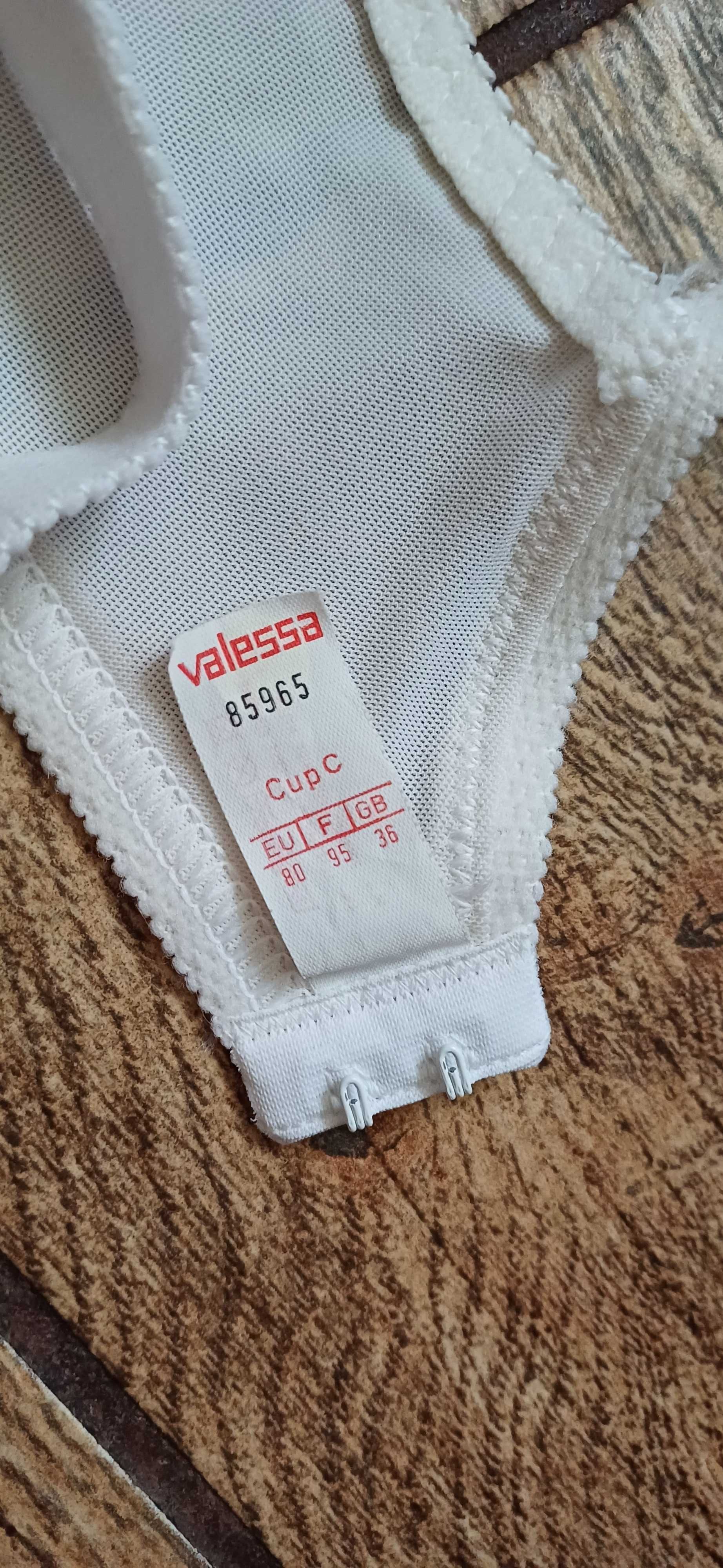 Zestaw 2 białych biustonoszy r. 80 C# Valessa# C&A