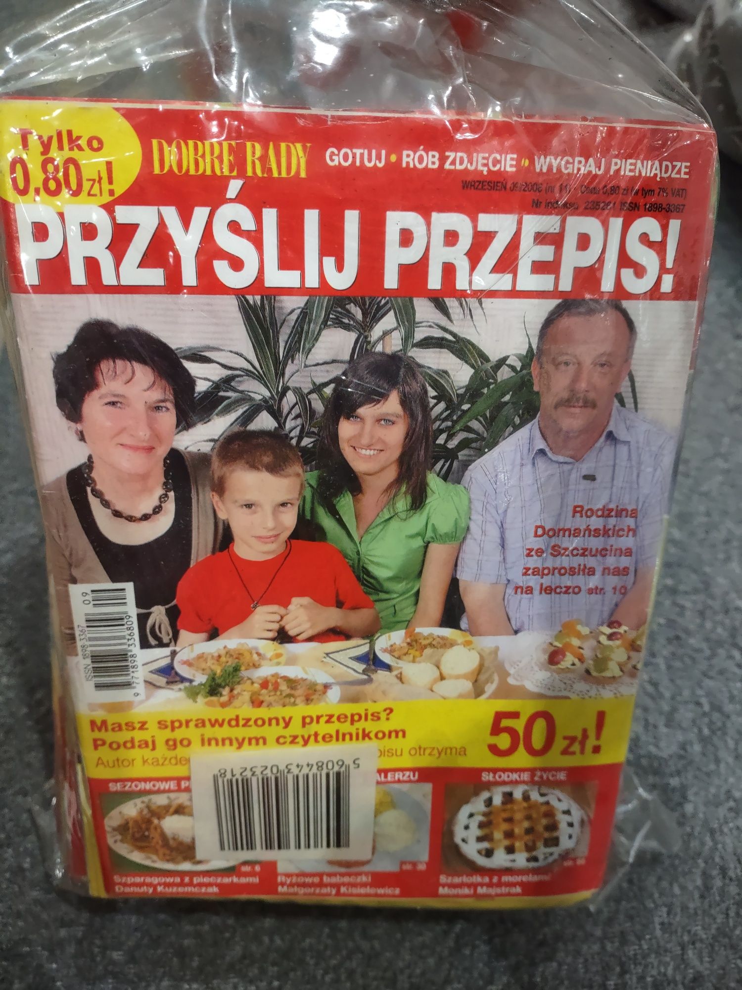Gazety z przepisami kulinarnymi