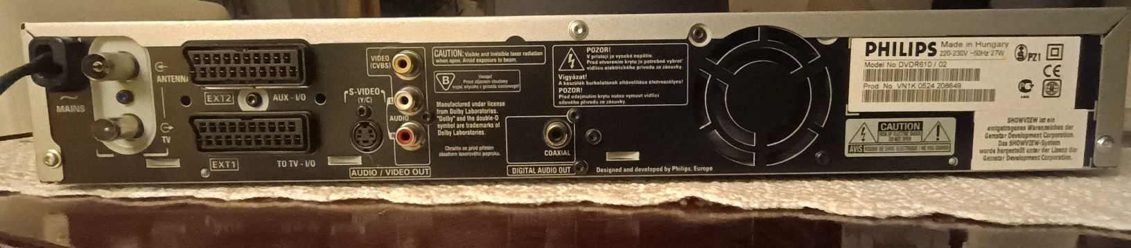 Odtwarzacz CD i DVD nagrywarka Philips