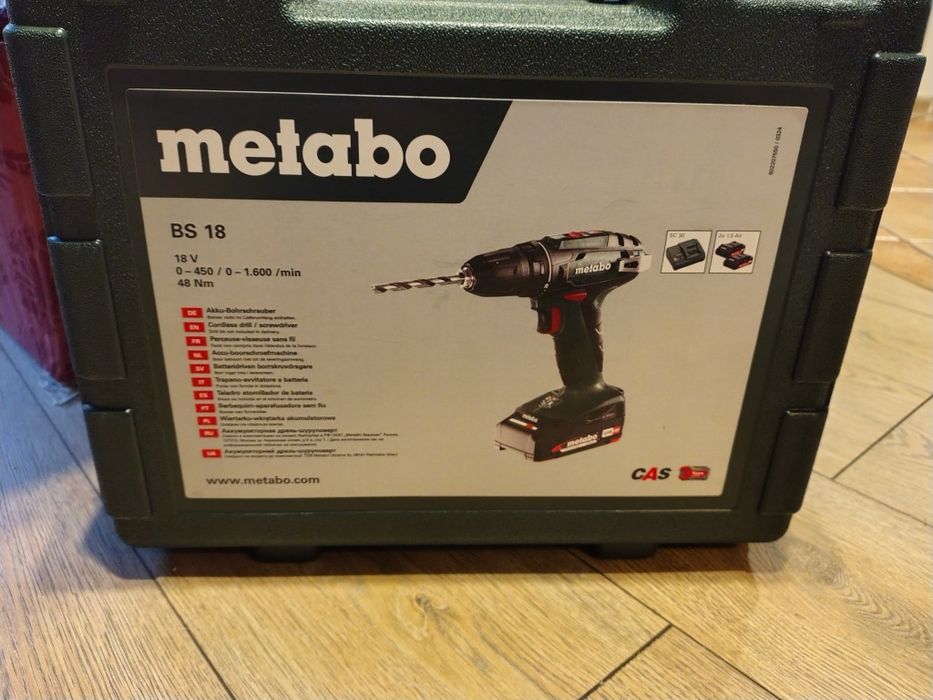 Metabo bs 18 wiertarka wkrętarka prezent