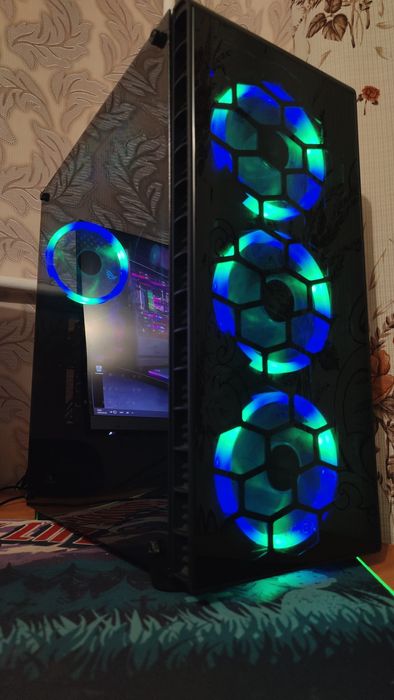 Игровой ПК Vinga/ R5 5500/RX 6600/ 32 OZU/ SSD+HDD/WiFi+BT