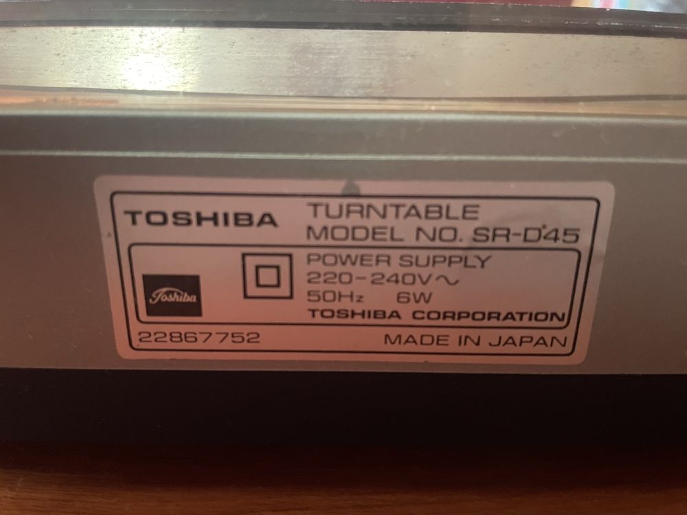 Gira discos Toshiba - Aurex