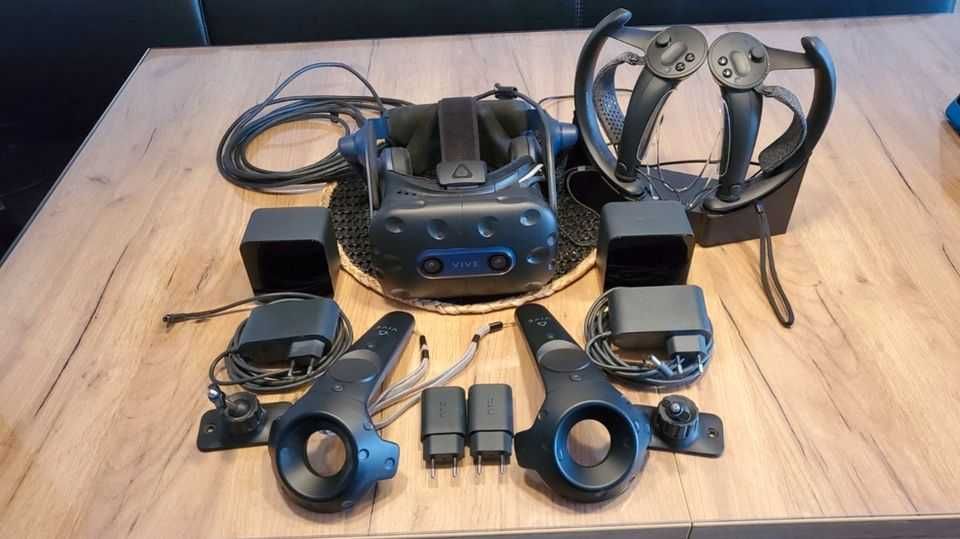 HTC Vive Pro 2 com htc e Index Contoller +Basisstation