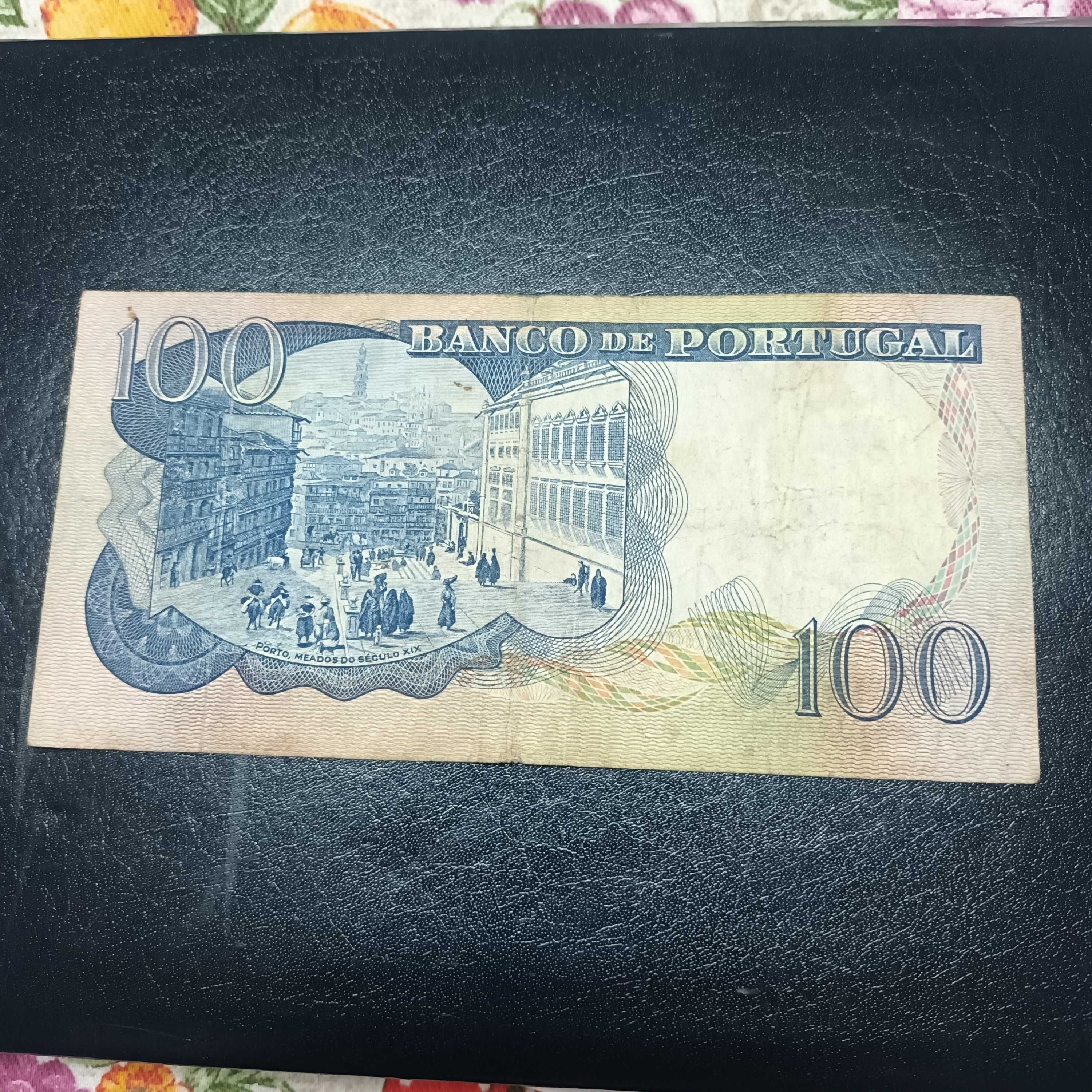 nota de 100 escudos República de Portugal